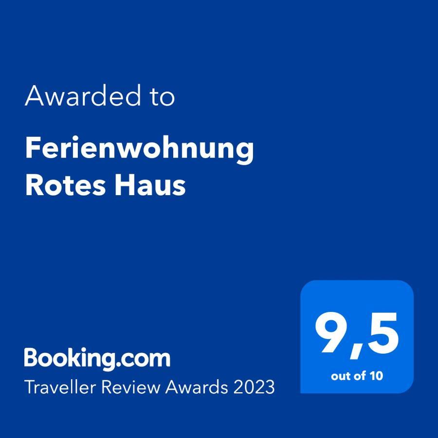 Ferienwohnung Rotes Haus 슈나이타크 외부 사진